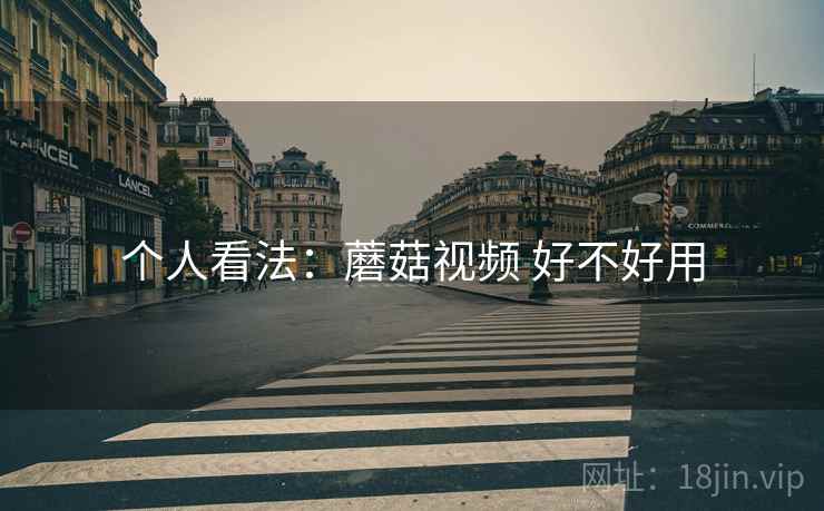 个人看法：蘑菇视频 好不好用  第2张