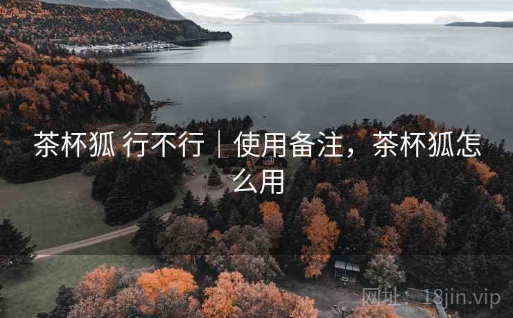 茶杯狐 行不行｜使用备注，茶杯狐怎么用  第2张