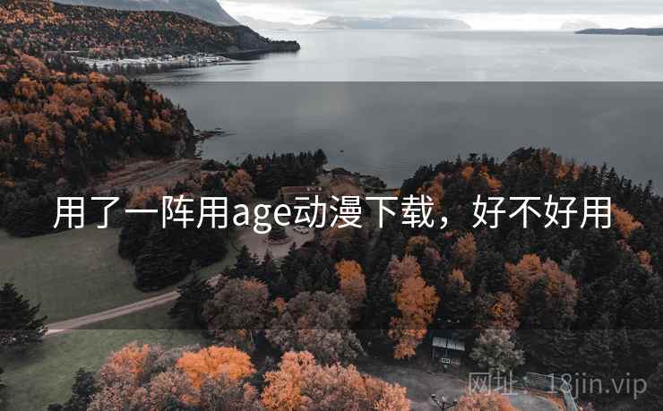 用了一阵用age动漫下载,好不好用